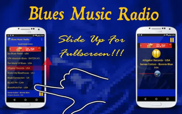 Blues Music Radio android App screenshot 0