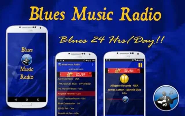 Blues Music Radio android App screenshot 1